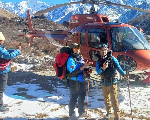 Langtangvalley helitour